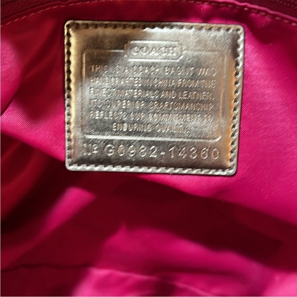 Coach Poppy EUC  Tartan Plaid Tote Shoulder Bag - Picture 11 of 12